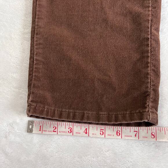 Levi's Vintage Boys Kids Brown Corduroy Pants size 10 Regular 1997 24X27 USA - Picture 9 of 9